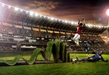 Fussball Manager vs. Football Manager, Wallpaper zum Artikel mit den Unterschieden.